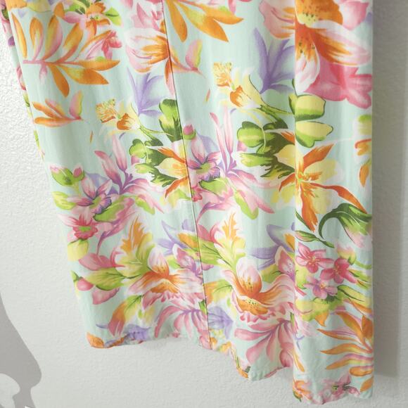 Jaclyn Smith Floral Skirt Womens 14 / 16 ALTERED Summer Midi Tea Length … - Picture 12 of 13